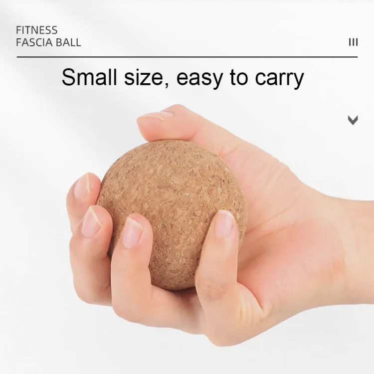 YG049 High-Density Cork Yoga Massage Ball Fitness Fascia Balls, Specification: Diameter 120mm
