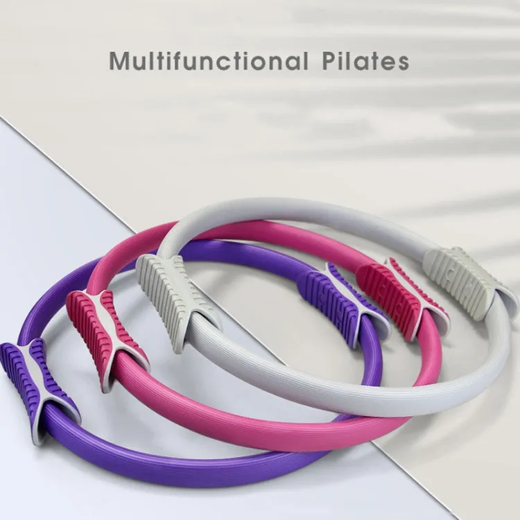Yoga Pilates Ring Yoga Body Fitness Magic Circle, Inner Diameter: 32cm( Purple)