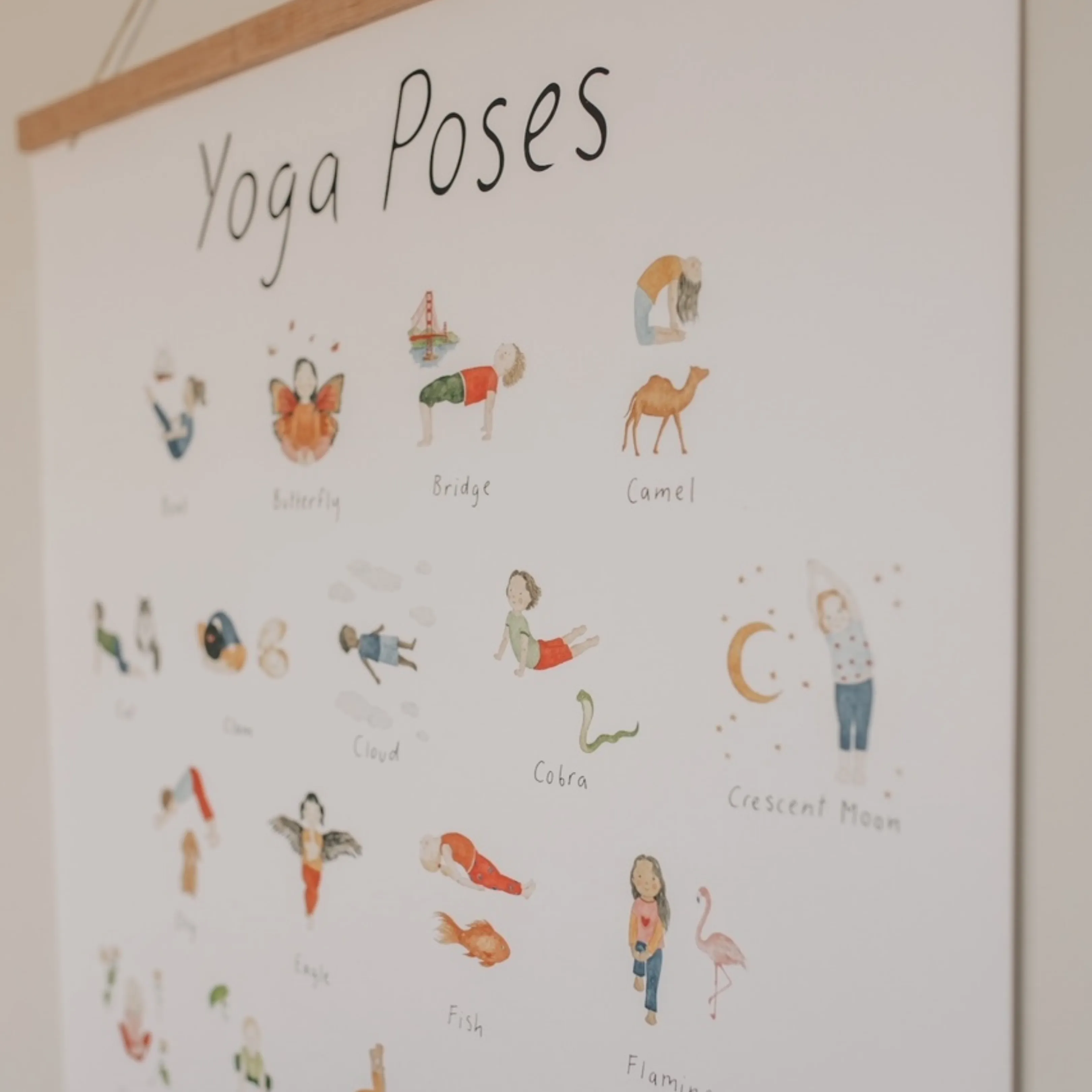 Yoga Poses Print