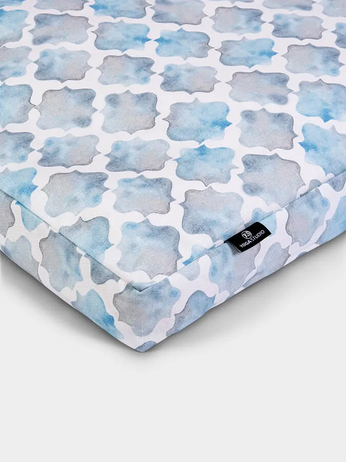 Yoga Studio European Organic Zabuton Meditation Cushion - Abstract Collection